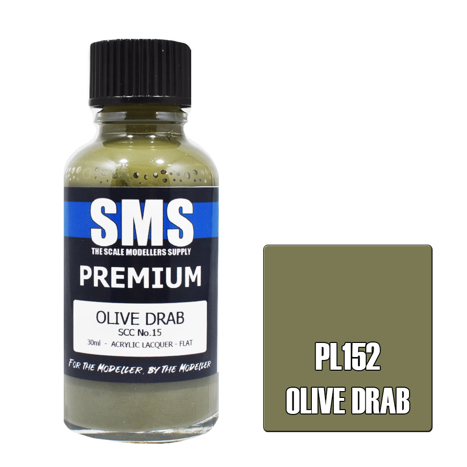 Premium SCC No.15 Supply DRAB OLIVE The 30ml Scale Modellers –