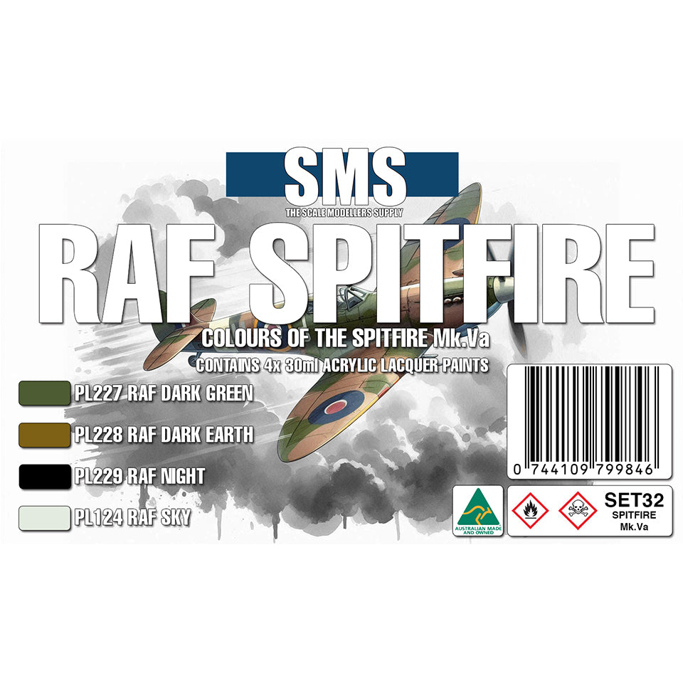 RAF SPITFIRE Mk.Va Colour Set