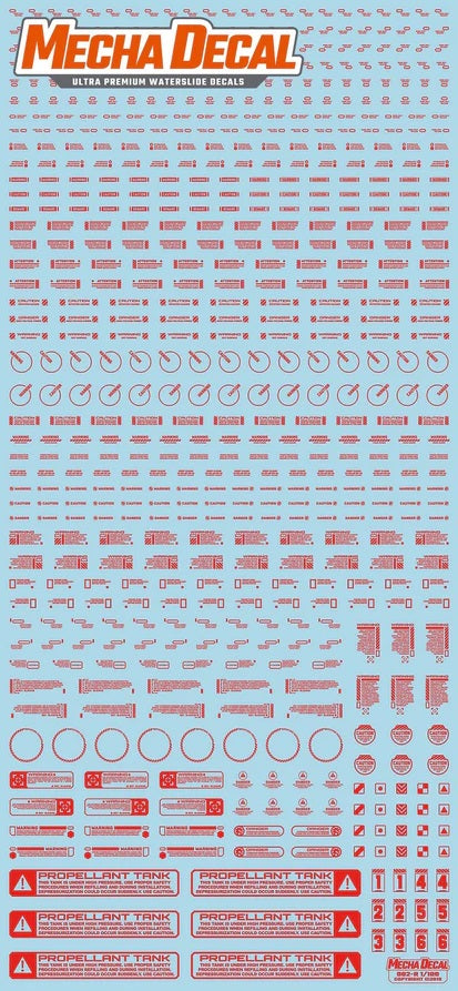 Mecha Decal 002-R USA Gundam x Child of Mecha CARTOGRAF 1/100 – The ...